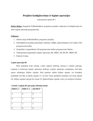 Pramoniniai loginiai valdikliai. Laboratoriniai darbai. Paveikslėlis 2