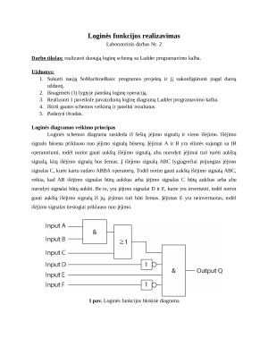 Pramoniniai loginiai valdikliai. Laboratoriniai darbai. Paveikslėlis 9