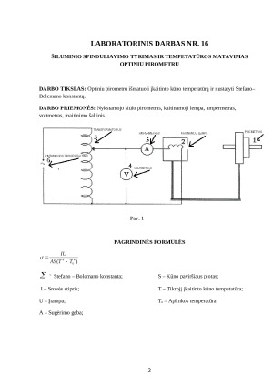 FIZIKOS LABORATORINIAI DARBAI. Paveikslėlis 2