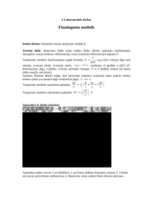 Elastingumo modulis (2). Paveikslėlis 1