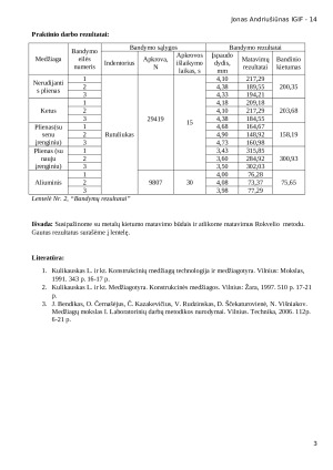 Metalų kietumo matavimas. Paveikslėlis 3