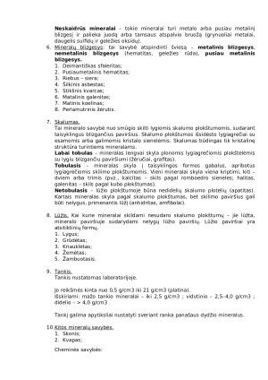 Mineralų fizinės savybės. Paveikslėlis 2