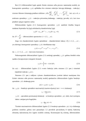DIFERENCIALINIŲ LYGČIŲ MODELIAVIMAS. Paveikslėlis 2