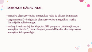 Atsinaujinantys energijos šaltiniai. Paveikslėlis 2