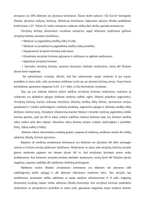 ATVEJINIŲ KIRTIMŲ EKONOMINĖ VERTĖ. Paveikslėlis 6