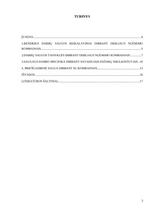 DARBUOTOJŲ SAUGA DERLIAUS NUĖMIMO DARBŲ METU. Paveikslėlis 3