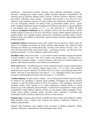 DIRVOŽEMIO IR GRUNTO FIZINĖS IR HIDROLOGINĖS SAVYBĖS. Paveikslėlis 10