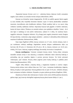 EKOLOGIŠKŲ KMYNŲ RINKA IR ANALIZĖ. Paveikslėlis 5