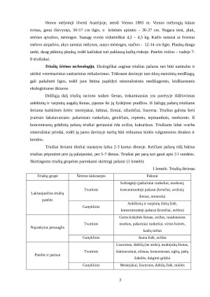TRIUŠIŲ AUGINIMO, TAIKANT EKOLOGINĘ APLINKĄ TAUSOJANČIĄ TECHNOLOGIJĄ, ANALIZĖ. Paveikslėlis 3
