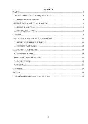 Aplinkotvarkos statybos pagrindų referatas. Paveikslėlis 2