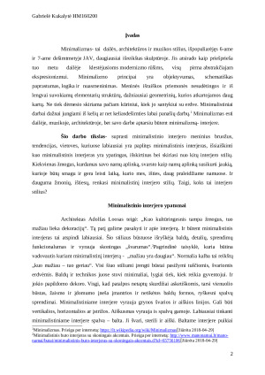 Minimalistinis interjeras. Paveikslėlis 2