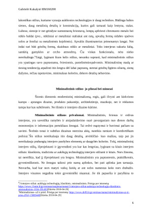 Minimalistinis interjeras. Paveikslėlis 6