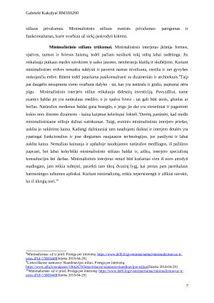 Minimalistinis interjeras. Paveikslėlis 7