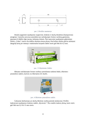 Profilių gamyba. Paveikslėlis 4