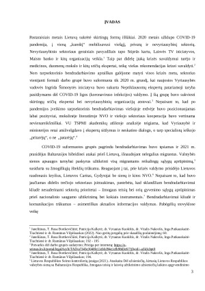 Nevyriausybinio ir viešojo sektoriaus bendradarbiavimas Ukrainos karo pabėgėlių krizės metu. Paveikslėlis 3