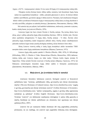 ŽYGIŲ RŪŠINĖS SUDĖTIES BEI DINAMIKOS TYRIMAI. Paveikslėlis 10