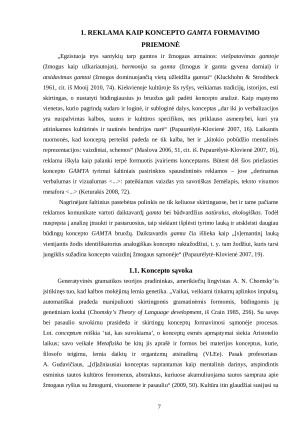 GAMTOS konceptas reklamoje. Paveikslėlis 7