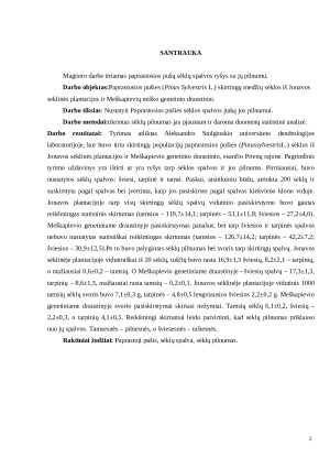 PAPRASTOSIOS PUŠIES (Pinus sylvestris L.) SĖKLŲ SPALVA IR JOS RYŠIS SU SĖKLŲ PILNUMU. Paveikslėlis 2