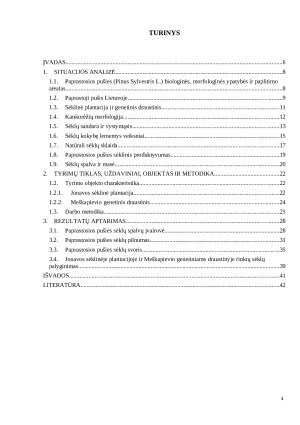 PAPRASTOSIOS PUŠIES (Pinus sylvestris L.) SĖKLŲ SPALVA IR JOS RYŠIS SU SĖKLŲ PILNUMU. Paveikslėlis 4