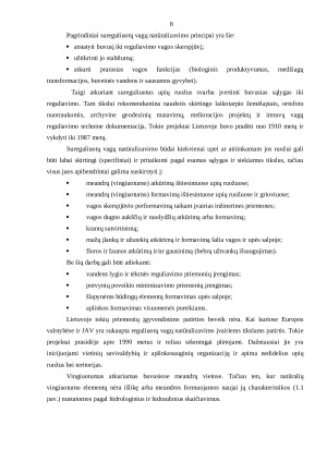 INŽINERINIŲ PRIEMONIŲ TAIKYMAS ATSTATANT UPIŲ VINGIUOTUMĄ. Paveikslėlis 8