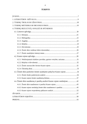 ŽEMĖS ŪKIO PASKIRTIES ŽEMĖS NAUDOJIMO INTENSYVUMAS KAUNO RAJONE. Paveikslėlis 4