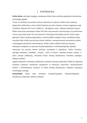 IŠMANIOSIOS TECHNOLOGIJOS ŠIRDIES RITMO SUTRIKIMŲ DIAGNOSTIKOJE IR GYDYME. Paveikslėlis 3