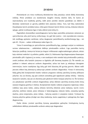 Specifinių žymenų identifikavimas šviežiapienių karvių ankstyvai subklinikinių acidozių diagnostikai. Paveikslėlis 9