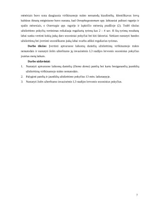 Aptvaruose laikomų danielių (Dama dama) užsikrėtimas virškinamojo trakto nematodais ir jo sezoniai pokyčiai. Paveikslėlis 7