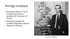 DNR molekulės struktūros pažinimas. Paveikslėlis 7