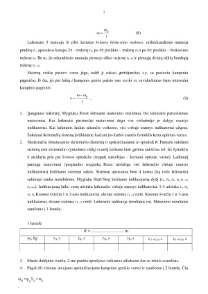 Kietojo kūno sukamojo judėjimo dinamikos pagrindinio dėsnio tikrinimas N20. Paveikslėlis 3