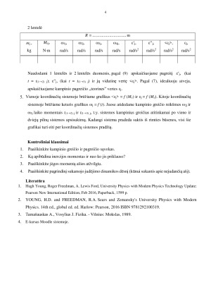 Kietojo kūno sukamojo judėjimo dinamikos pagrindinio dėsnio tikrinimas N20. Paveikslėlis 4