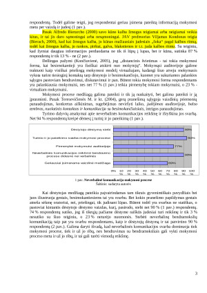 NEVERBALINĖ KOMUNIKACIJA MOKYMOSI PROCESE. Paveikslėlis 3