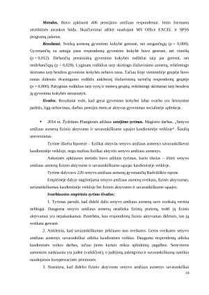 Senatvės įvaizdžiai šiuolaikinėje visuomenėje. Paveikslėlis 10