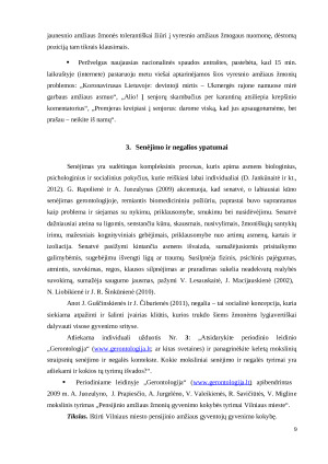 Senatvės įvaizdžiai šiuolaikinėje visuomenėje. Paveikslėlis 9