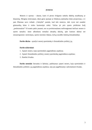 MOTERIS SPORTININKĖ IR ŽINIASKLAIDOS POŽIŪRIS Į JĄ. Paveikslėlis 3