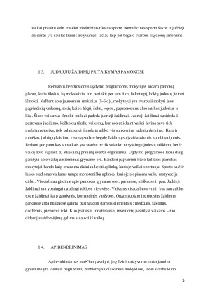 PAMOKOS ĮVAIRINIMAS JUDRIAISIAS ŽAIDIMAIS. Paveikslėlis 5