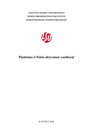 Plaukimas ir fizinis aktyvumas vandenyje (2)