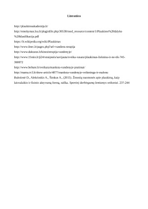 Plaukimas ir fizinis aktyvumas vandenyje (2). Paveikslėlis 6