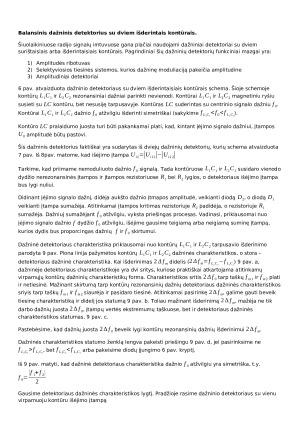 Moduliuoto dažnio signalo detekcija. Paveikslėlis 5