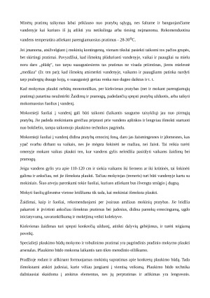 Plaukimo judesiai, skirtingi būdai ir raumenys, kurie dalyvauja judesiuose plaukiant. Paveikslėlis 3