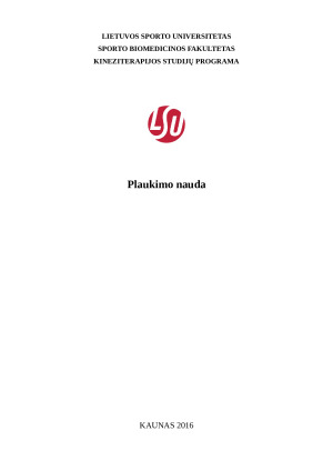 Plaukimo nauda