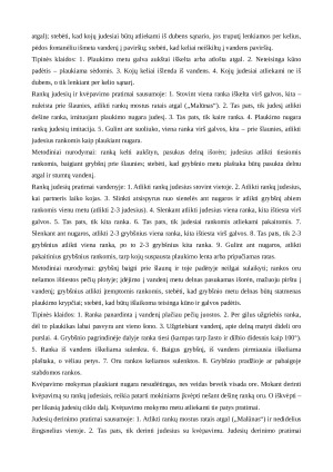 Plaukimo nugara technika ir nuosekli mokymo metodika (imitaciniai judesiai sausumoje, judesiai kojomis, judesiai rankomis, visų judesių derinimas, kvėpavimo ypatumai). Paveikslėlis 3