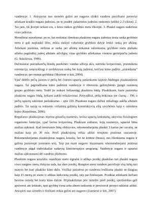 Plaukimo nugara technika ir nuosekli mokymo metodika (imitaciniai judesiai sausumoje, judesiai kojomis, judesiai rankomis, visų judesių derinimas, kvėpavimo ypatumai). Paveikslėlis 4