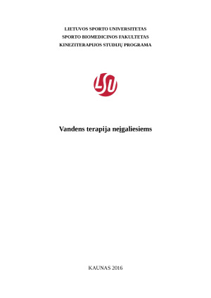 Vandens terapija neįgaliesiems. Paveikslėlis 1
