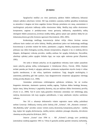 AB ,,ACHEMA“ VEIKLOS ZONOJE AUGANČIŲ PUŠYNŲ SĖKLŲ DAIGUMAS. Paveikslėlis 5