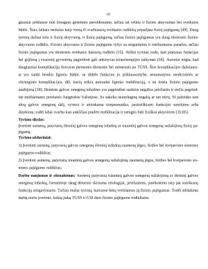 ASMENŲ PATYRUSIŲ IŠEMINĮ GALVOS SMEGENŲ INFARKTĄ AR TRAUMINĮ GALVOS SMEGENŲ SUŽALOJIMĄ FIZINIO PAJĖGUMO RODIKLIŲ VERTINIMAS. Paveikslėlis 10