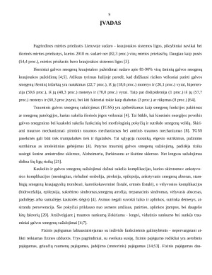 ASMENŲ PATYRUSIŲ IŠEMINĮ GALVOS SMEGENŲ INFARKTĄ AR TRAUMINĮ GALVOS SMEGENŲ SUŽALOJIMĄ FIZINIO PAJĖGUMO RODIKLIŲ VERTINIMAS. Paveikslėlis 9