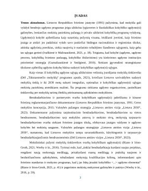 MOKYKLOS TINKLAVEIKA KURIANT KOKYBIŠKAM UGDYMUI(SI) PALANKIAS SĄLYGAS. Paveikslėlis 3