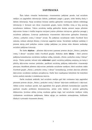 PROTESTO AKCIJŲ RAIŠKA SOCIALINĖSE MEDIJOSE „NEISIU Į PREKYBOS CENTRĄ 3 DIENAS“ ATVEJIS. Paveikslėlis 3
