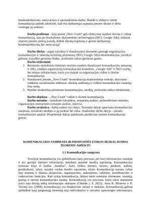 „New Crush” išorinės ir vidinės komunikacijos tobulinimas. Paveikslėlis 5